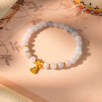 Amethyst Accent Turquoise & Aquamarine Bracelet Set - Lunaire Jewelry