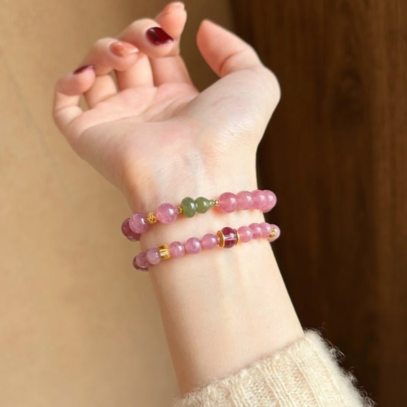 Blossom & Glow Crystal Bracelet Set - Lunaire Jewelry