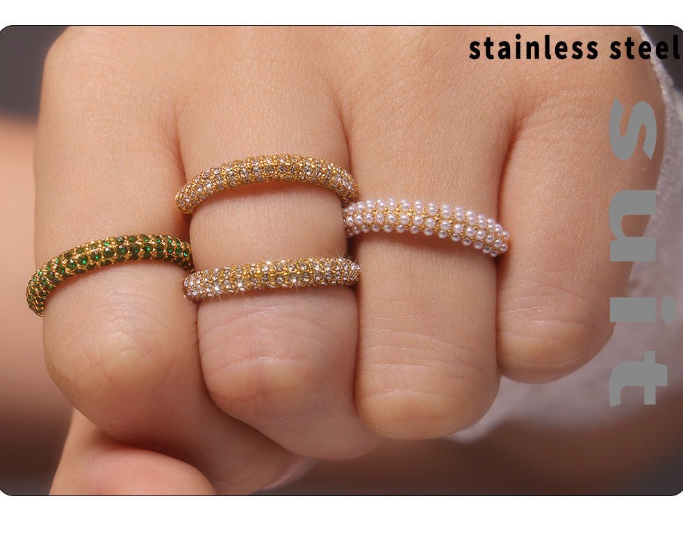 Brilliant Zircon Luxury Ring - Lunaire Jewelry