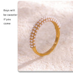 Brilliant Zircon Luxury Ring - Lunaire Jewelry