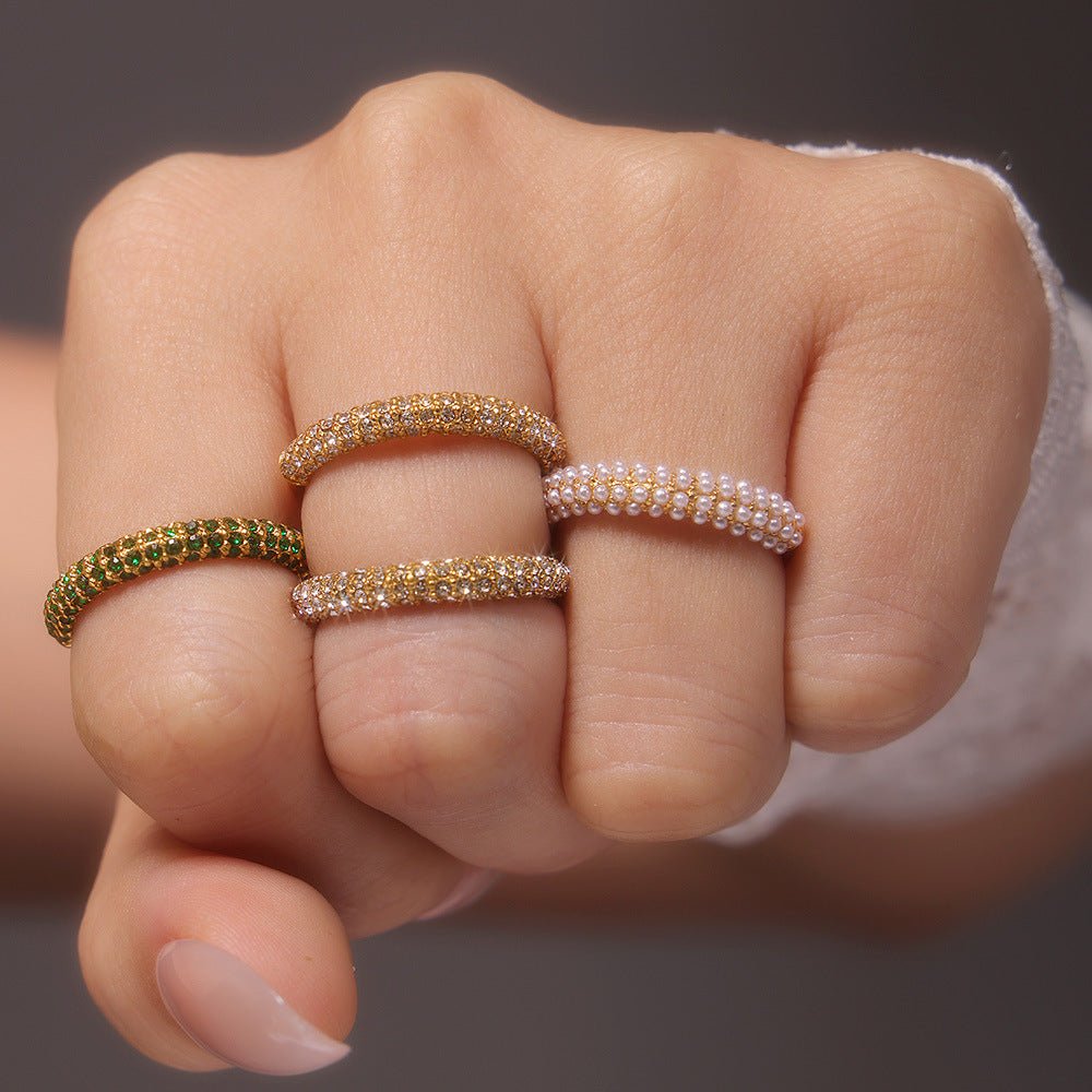 Brilliant Zircon Luxury Ring - Lunaire Jewelry