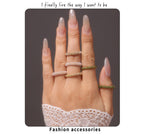 Brilliant Zircon Luxury Ring - Lunaire Jewelry