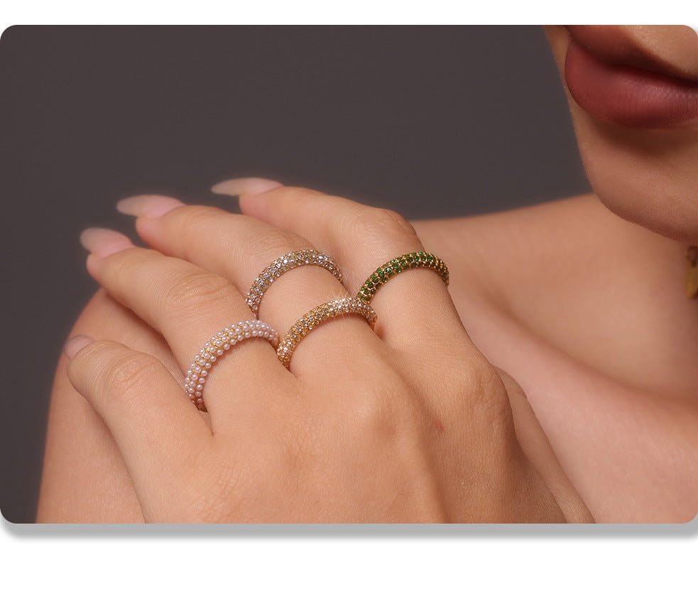 Brilliant Zircon Luxury Ring - Lunaire Jewelry