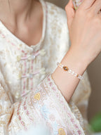 Four - Leaf Clover Crystal Bracelet Set - Lunaire Jewelry