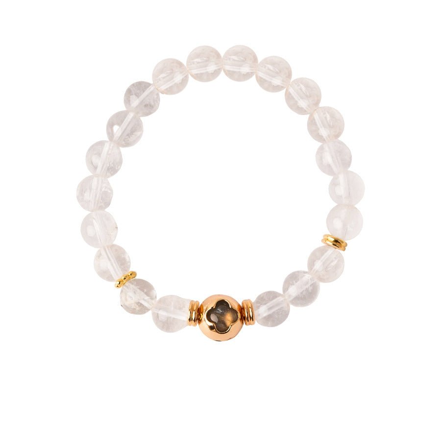 Four - Leaf Clover Crystal Bracelet Set - Lunaire Jewelry