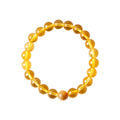 Golden Citrine & Strawberry Quartz Wealth Pixiu Bracelet Set - Lunaire Jewelry