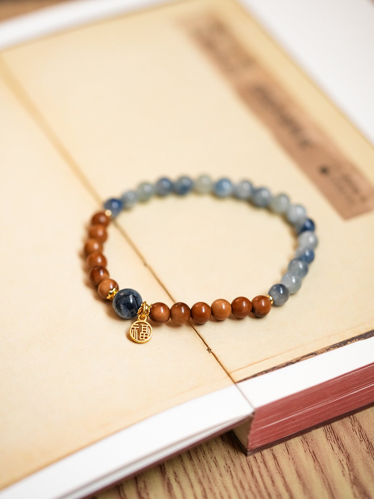 Intuition & Clarity Amethyst & Azurite Bracelet Set - Lunaire Jewelry