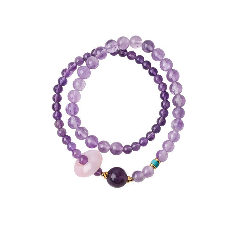 Lavender Haze Amethyst Bracelet - Lunaire Jewelry