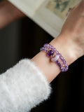 Lavender Haze Amethyst Bracelet - Lunaire Jewelry