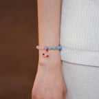 Misty Blue Chalcedony Crystal Bracelet - Lunaire Jewelry