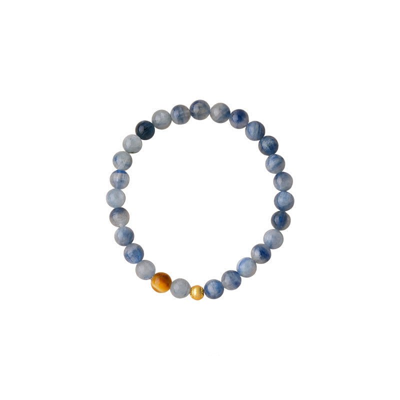 Misty Blue Chalcedony Crystal Bracelet - Lunaire Jewelry