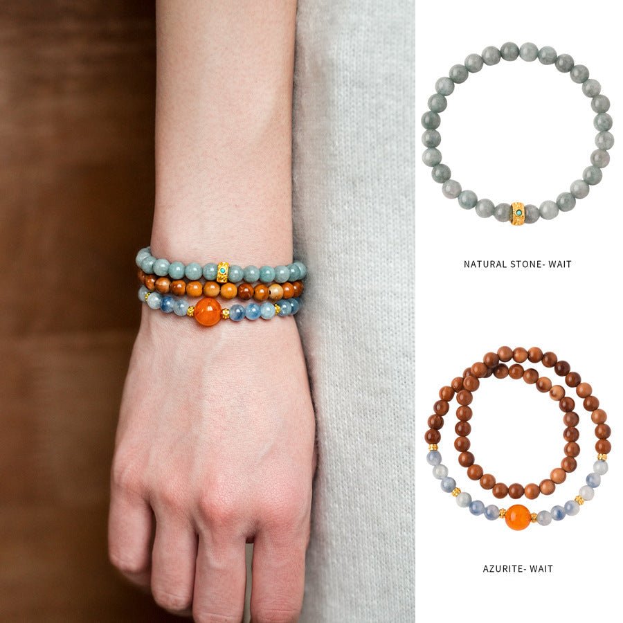 Ocean Jasper Serenity Stacking Bracelet - Lunaire Jewelry