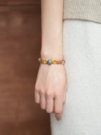 Sunlit Citrine & Clear Quartz Crystal Set - Lunaire Jewelry