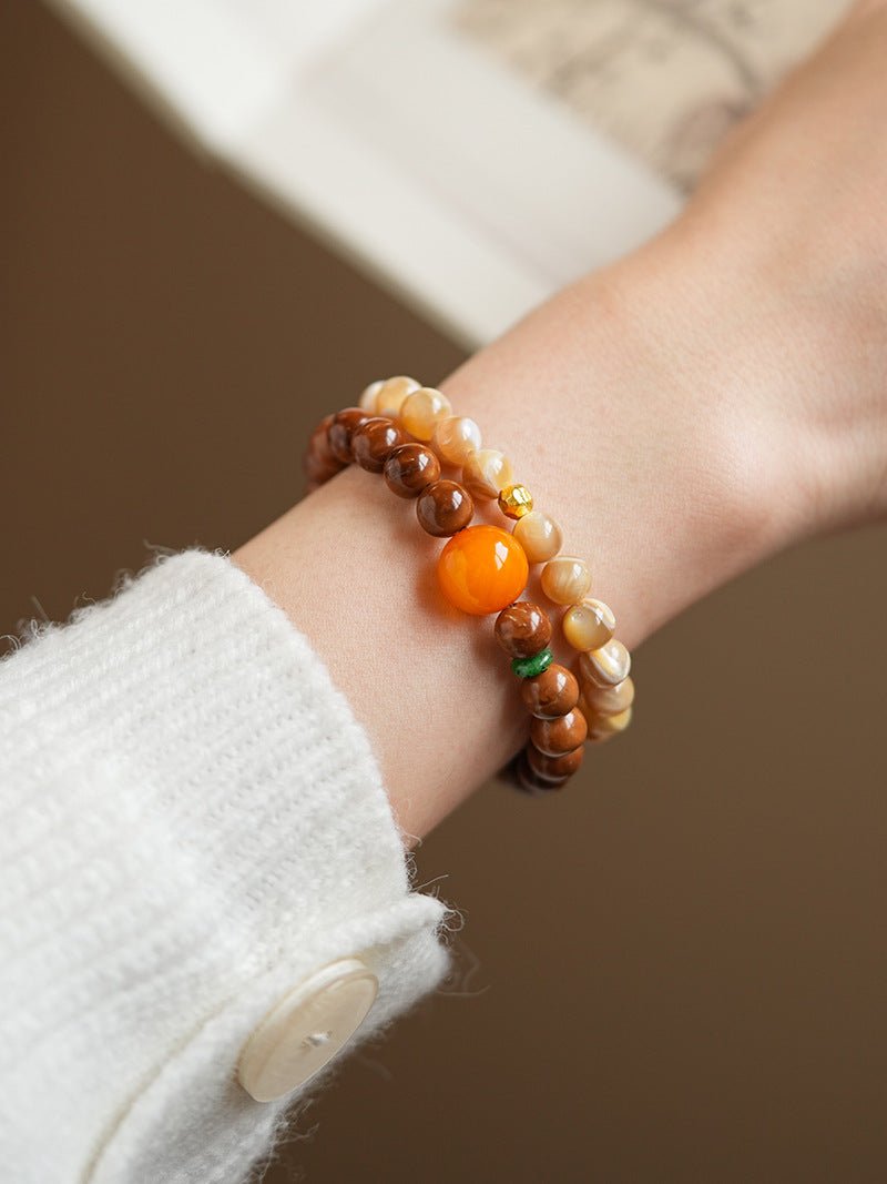 Sunset & Lavender Crystal Bracelet Set - Lunaire Jewelry