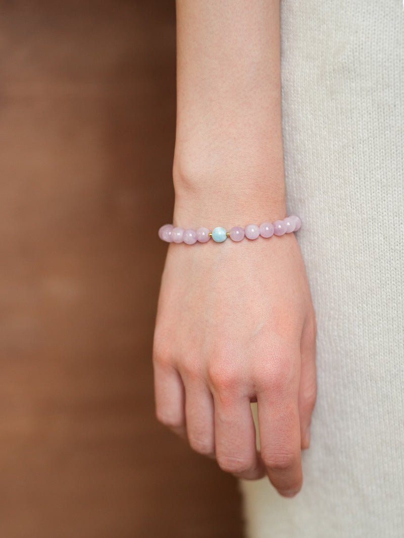 Sunset & Lavender Crystal Bracelet Set - Lunaire Jewelry