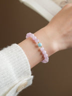 Sunset & Lavender Crystal Bracelet Set - Lunaire Jewelry