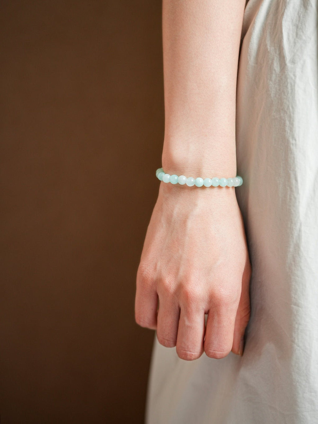 Sweet Strawberry Quartz & Green Jade Bracelet Set - Lunaire Jewelry
