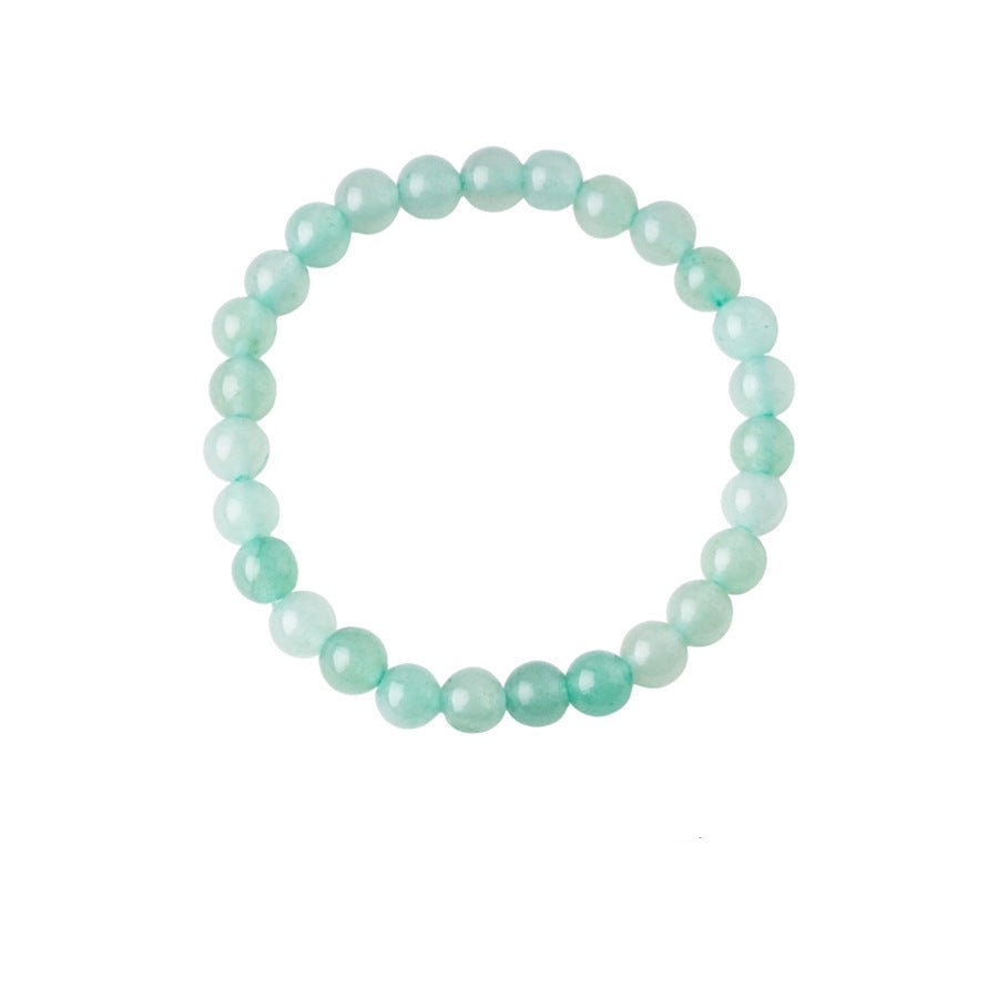 Sweet Strawberry Quartz & Green Jade Bracelet Set - Lunaire Jewelry