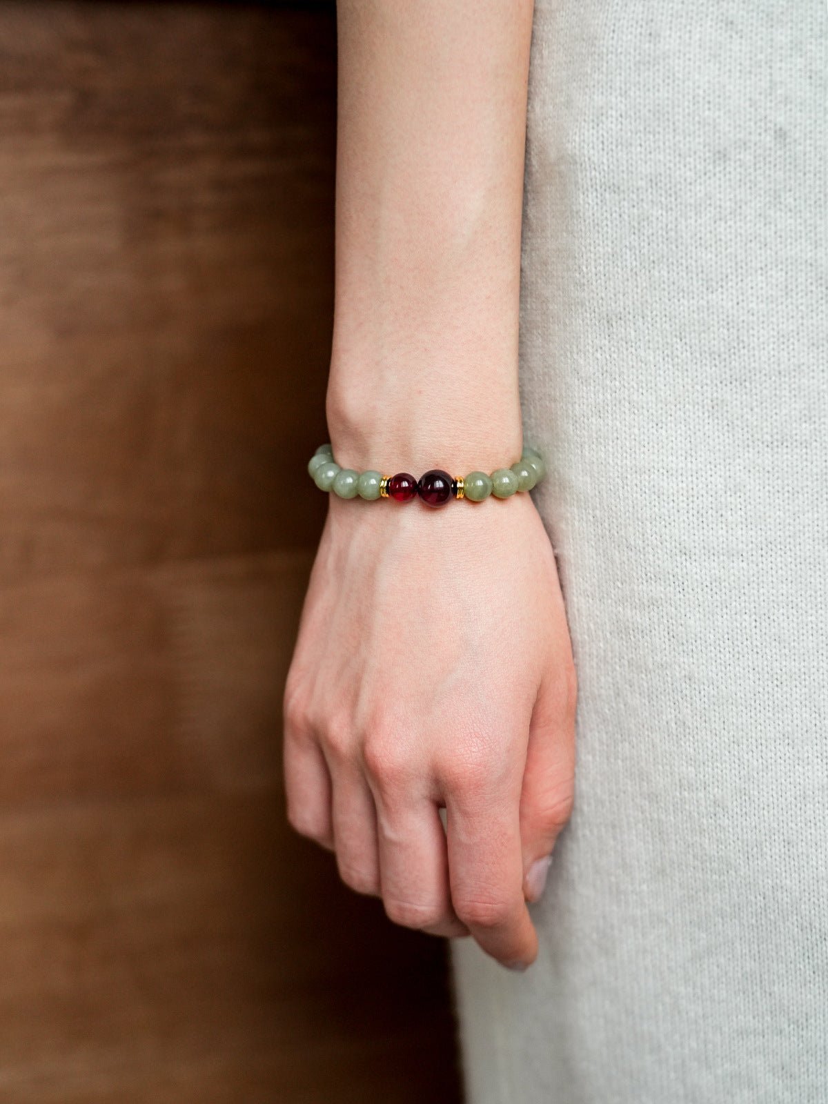 Verdant Harmony Hetian Jade Bracelet - Lunaire Jewelry